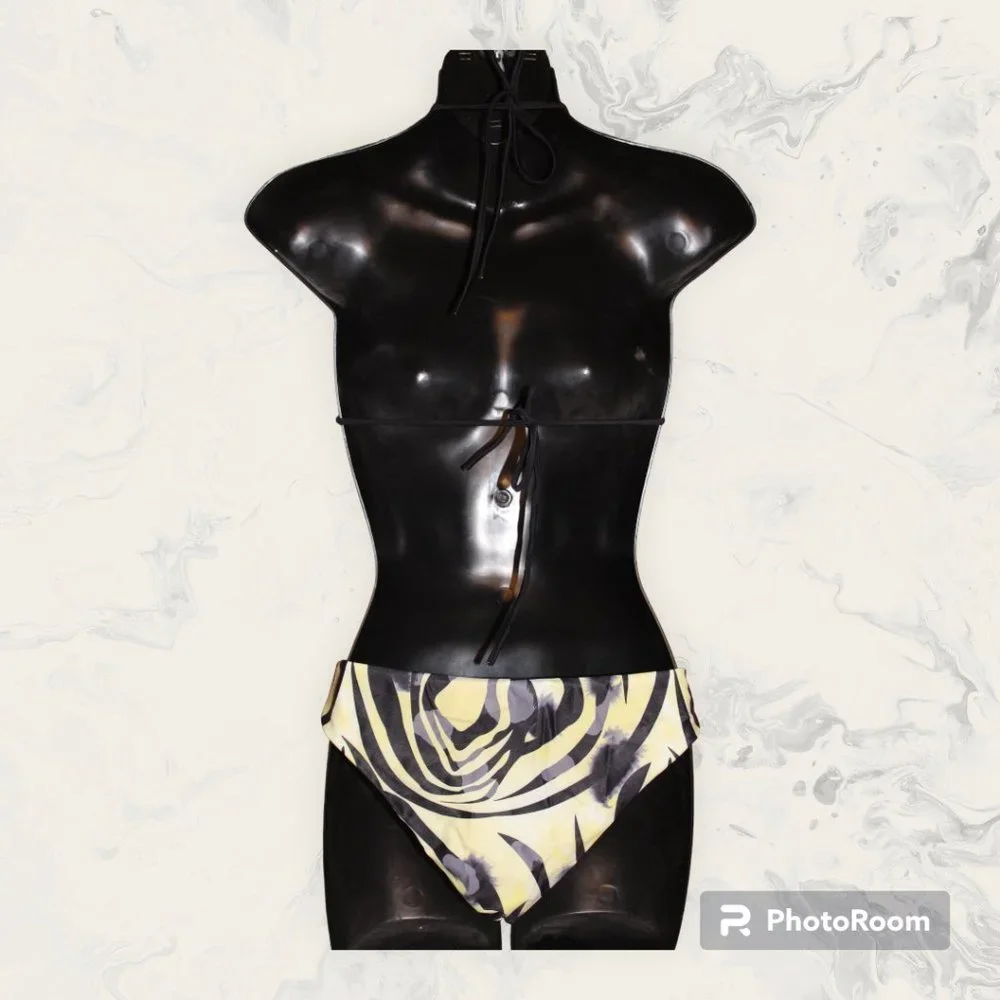 TIGER Print Monokini Swimsuit - Picture 3 of 7